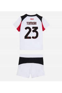 Fotbalové Dres AC Milan Fikayo Tomori #23 Dětské Venkovní Oblečení 2025-26 Krátký Rukáv (+ trenýrky)